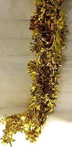 Decorazioni per albero di Natale, 2 metri, modello Deluxe, a forma di stella, dorate
