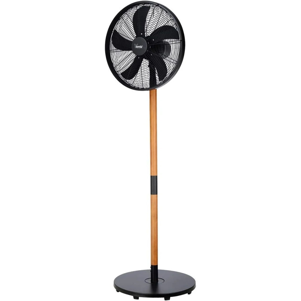 Bimar INB-VPM410 Ventilatore a Piantana 40 cm Legno e Metallo