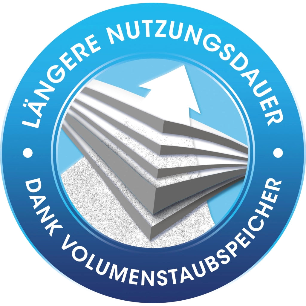 Sacchetti per aspirapolvere S 73, confezione da 4, con filtro anti-allergenico, compatibili con i modelli Siemens/Bosch