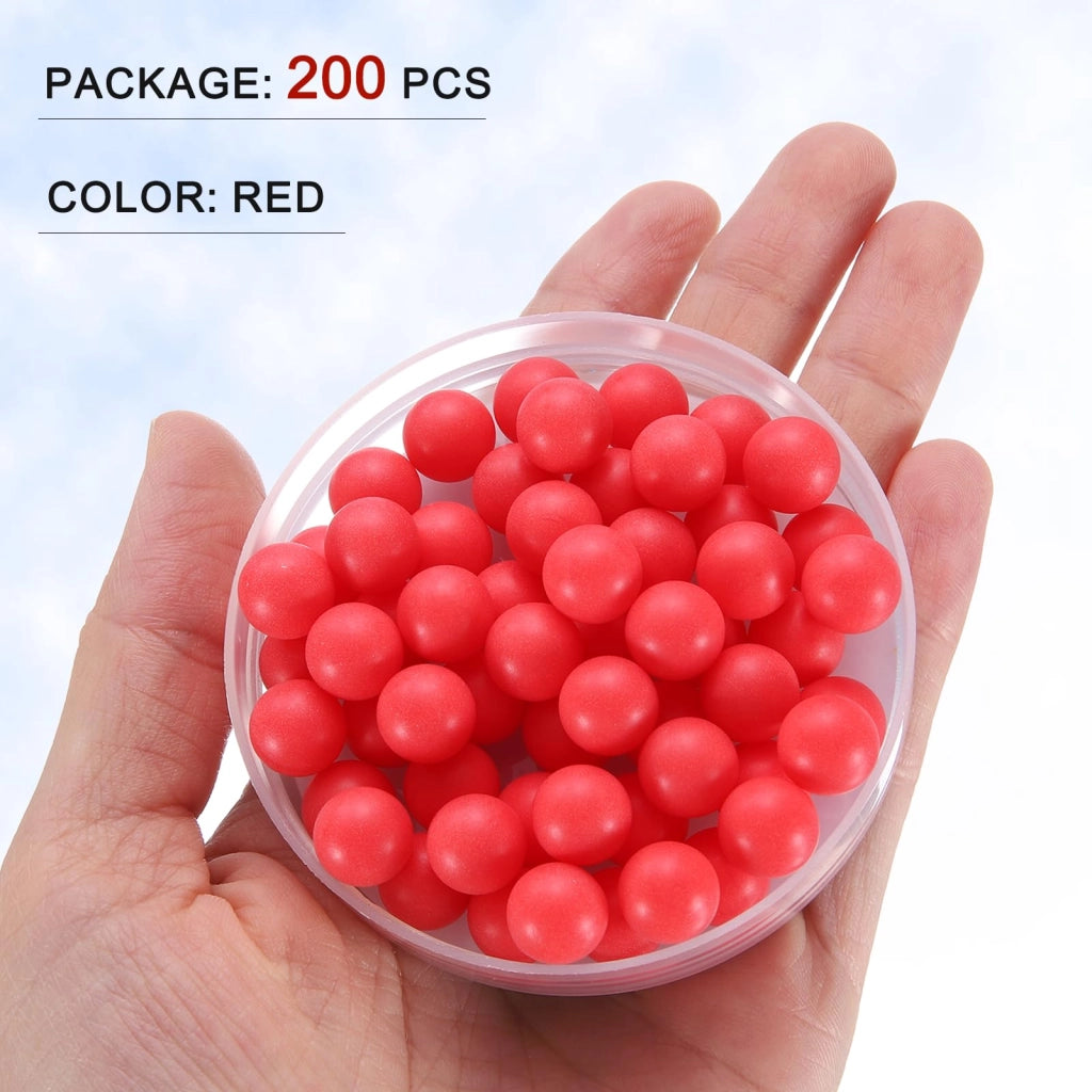200 pezzi sfere per cuscinetti in plastica PP, 10 mm sfere in plastica massiccia, cuscinetto di precisione G2 con superficie opaca, rosso