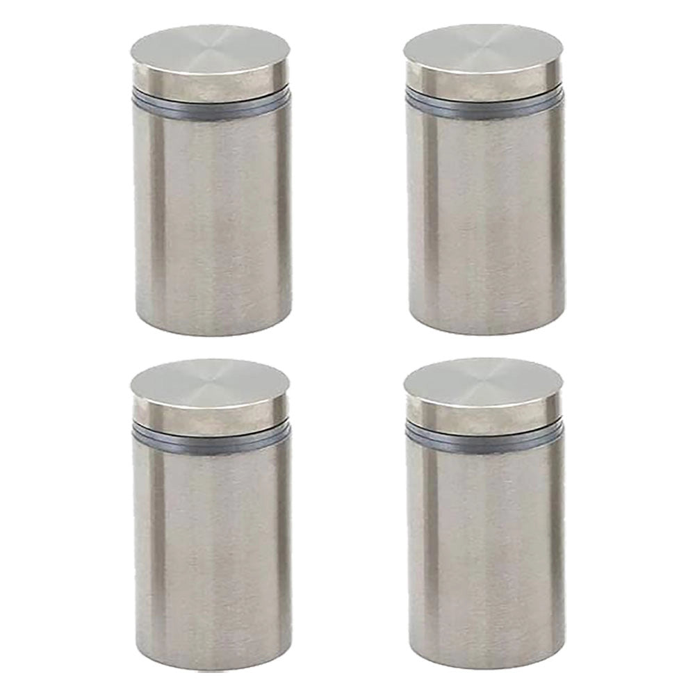 DISTANZIALI INOX PER TARGHE Ø 18 mm - pz 4