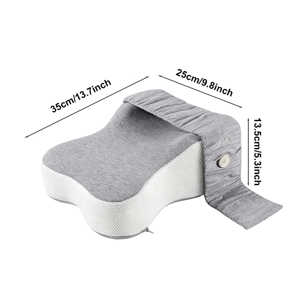 Cuscino per ginocchia in memory foam con fascia regolabile