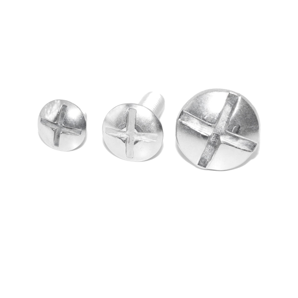 Viti a testa tonda larga M5x40, 50 pezzi, NF E 25-129, A2 acciaio inossidabile, testa bassa, intaglio doppio