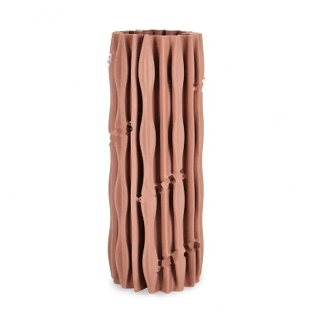 Vaso Osaki cilindrico terracotta Ø16 × H40 cm