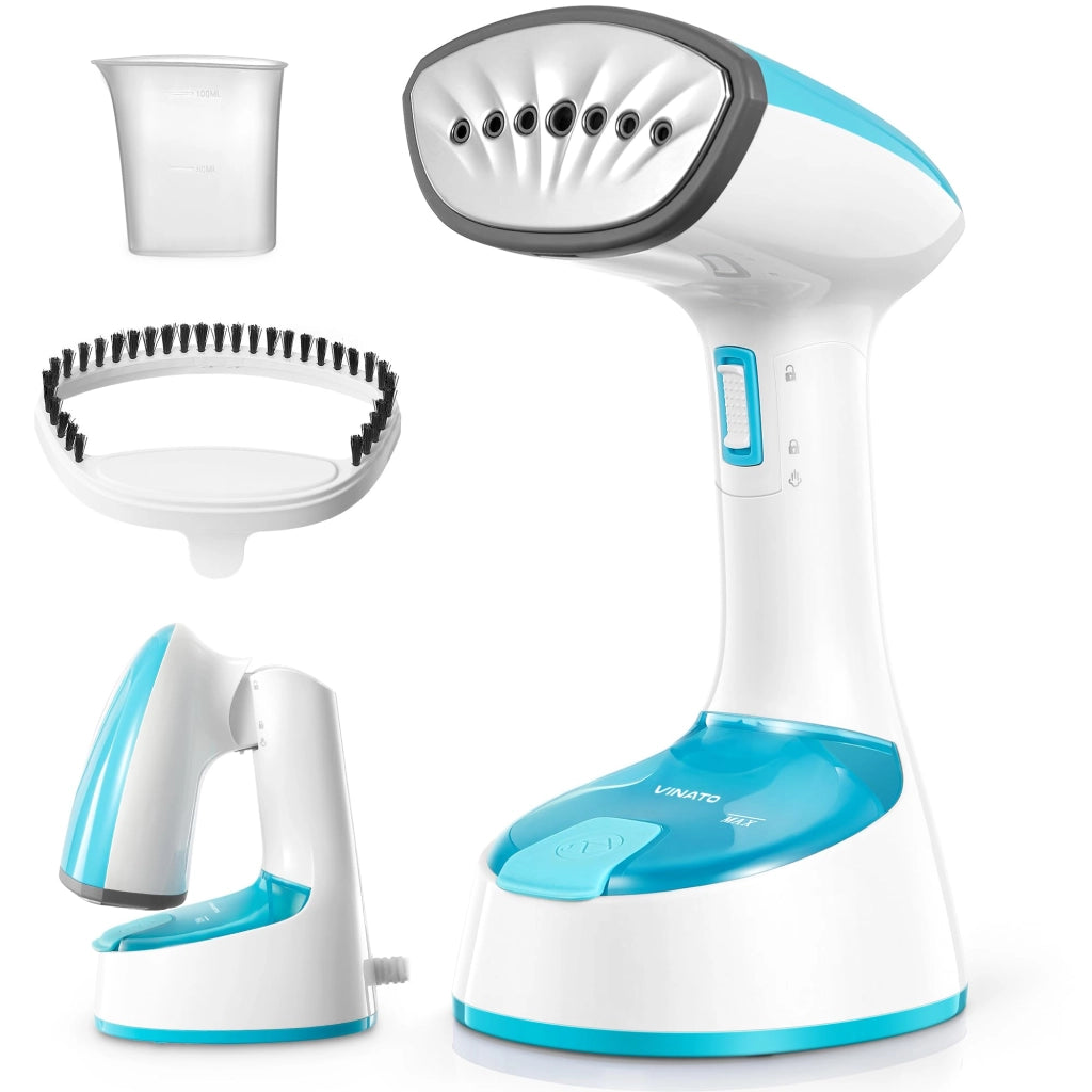 Stirante a vapore da 1300 W, tempo di riscaldamento di 25 secondi, spazzola a vapore, portatile