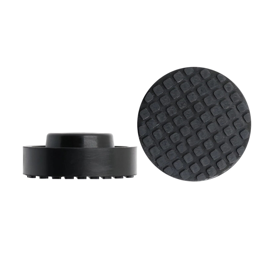 Gommini per cavalletti auto, 65 mm, confezione da 2 pezzi, colore nero