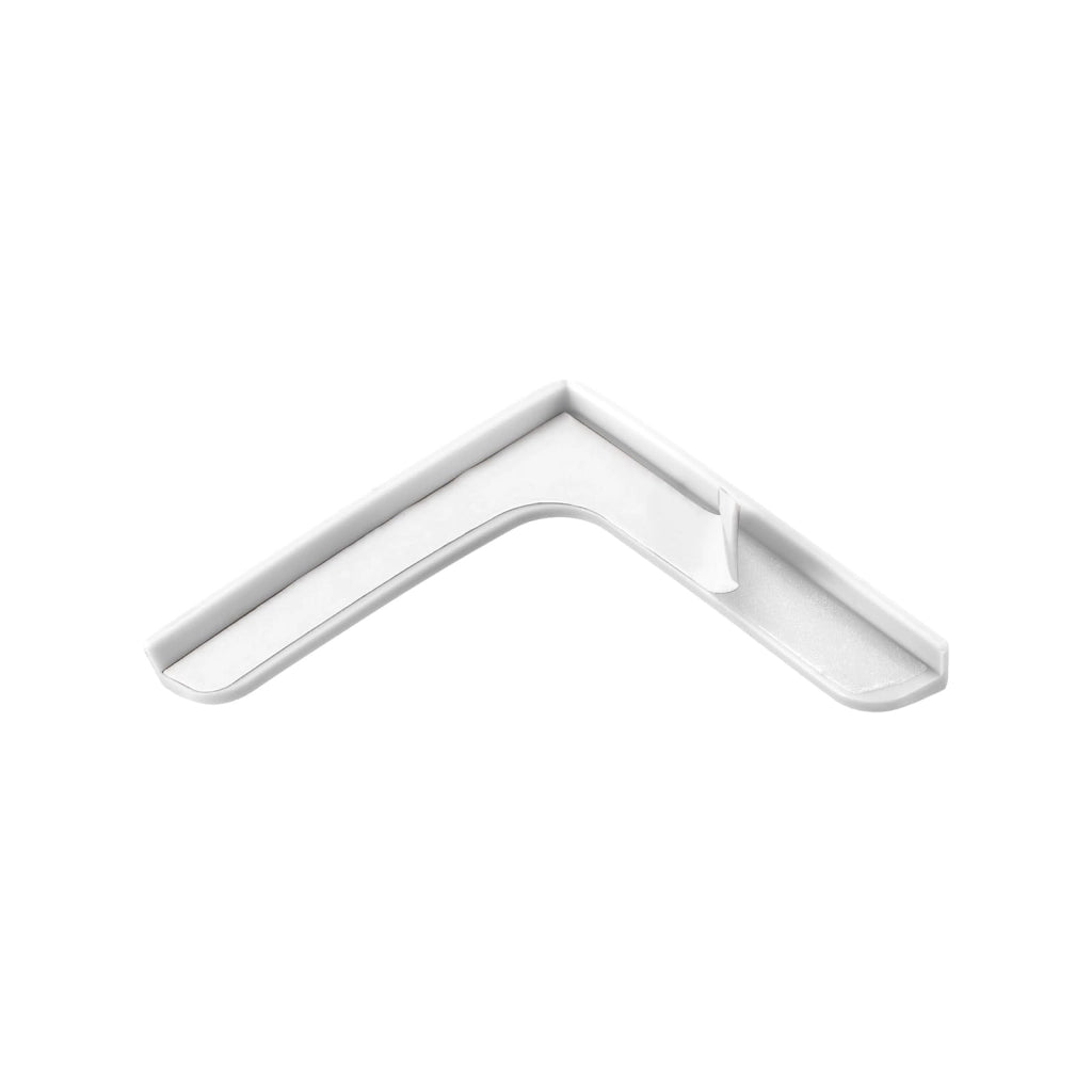 Paraurti in schiuma, confezione da 4 pezzi, dimensioni 70x15 mm, colore argento-bianco