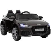 Auto Elettrica per Bambini Audi TT RS Roadster, con Telecomando 2.4G, Luci LED e Musica USB, 3 km/h, Nero