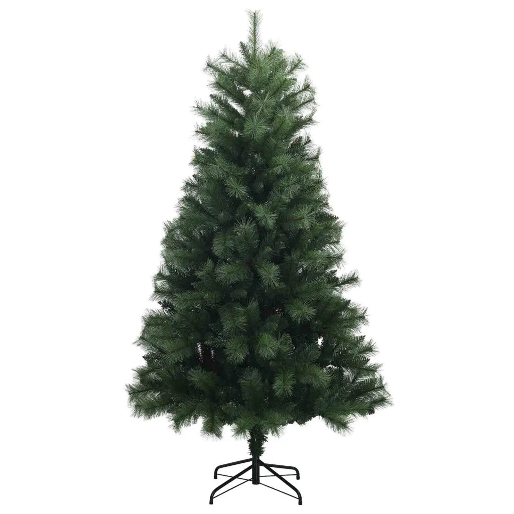 Albero di Natale artificiale con rami snodati e palline 240 cm 3467309