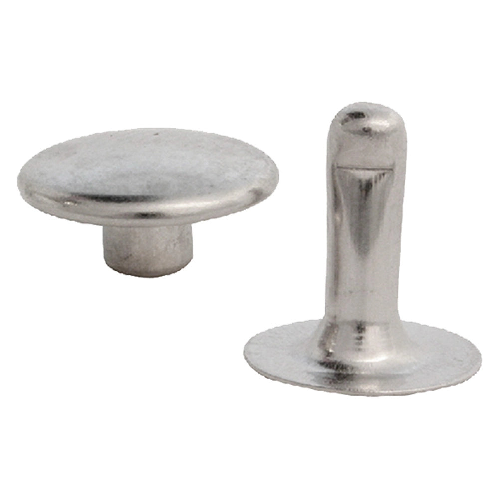 Rivetto nichelato maschio/femmina 33 x 5000 pz