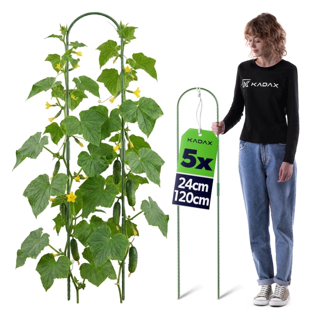 KADAX 5 supporti ad arco in acciaio 26×120 cm