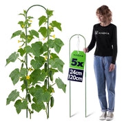 KADAX 5 supporti ad arco in acciaio 26×120 cm