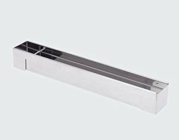 Stampo rotondo, rimovibile, dimensioni 30 x 8 x 6,5 cm, in acciaio inossidabile