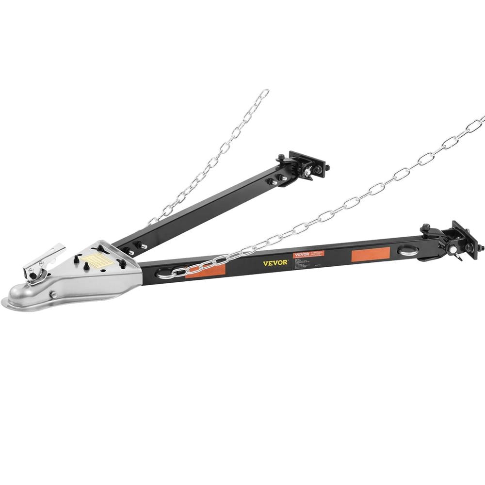 Barra di Traino Universale Telescopica FF-T809 in Acciaio Legato per Auto Camion Camper e Rimorchio Capacità Max 2495 kg