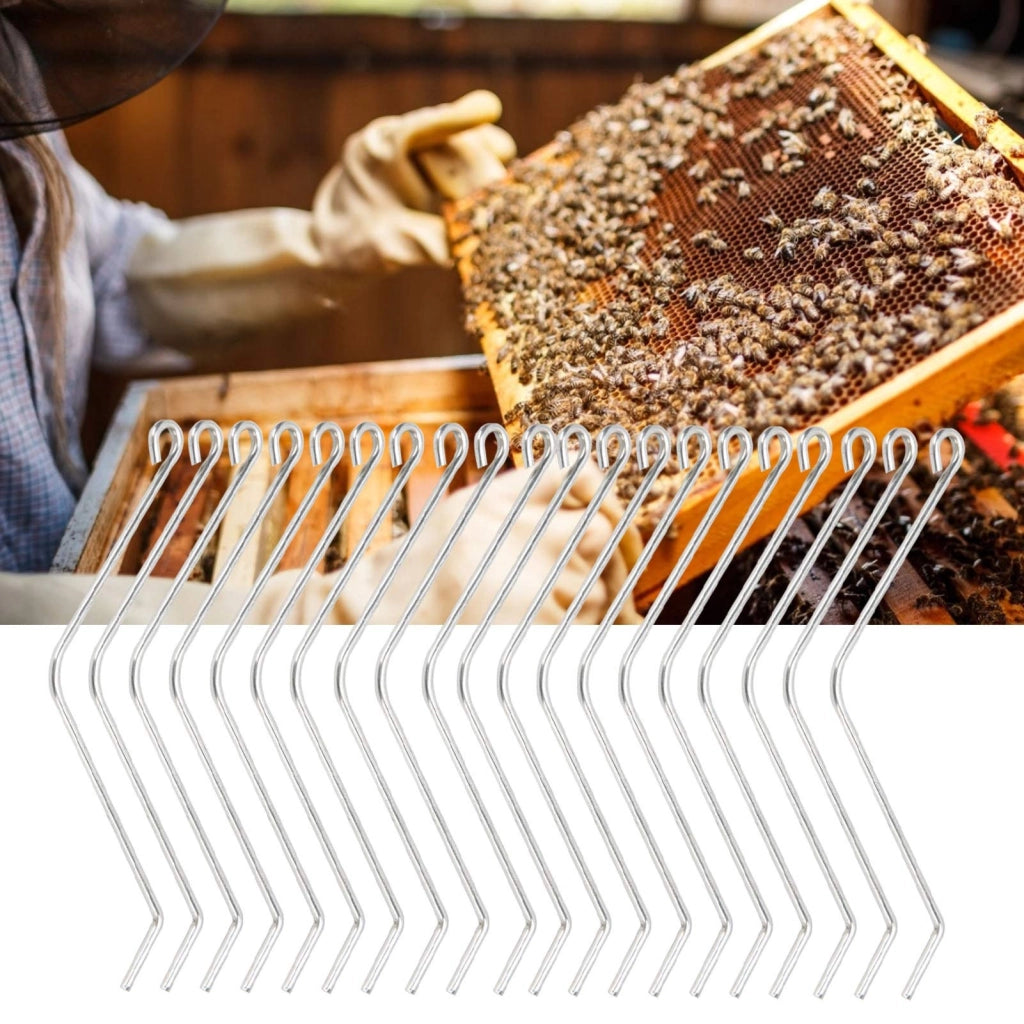 20 connettori per alveari in acciaio inossidabile, dimensioni 14x8 cm, per apicoltori