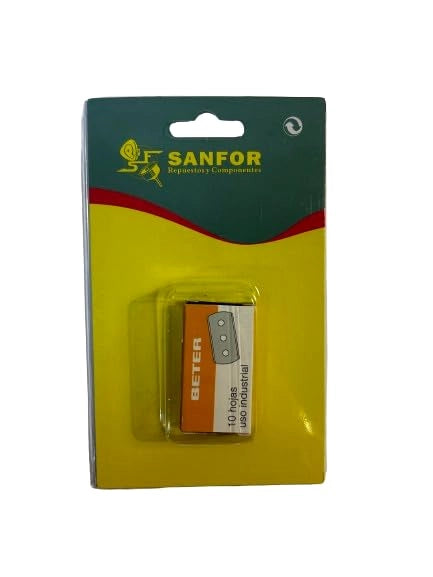 Lame di ricambio per pulitore per vetri, confezione da 5 pezzi, acciaio inossidabile, dimensioni 4x0,2x2,5 cm