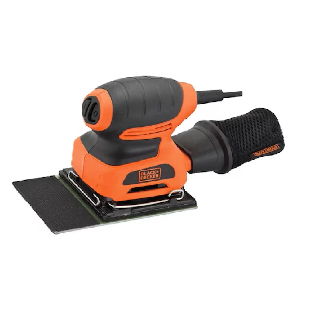 Levigatrice orbitale 170 Watt 1-4 foglio e piastra per persiane Black+Decker