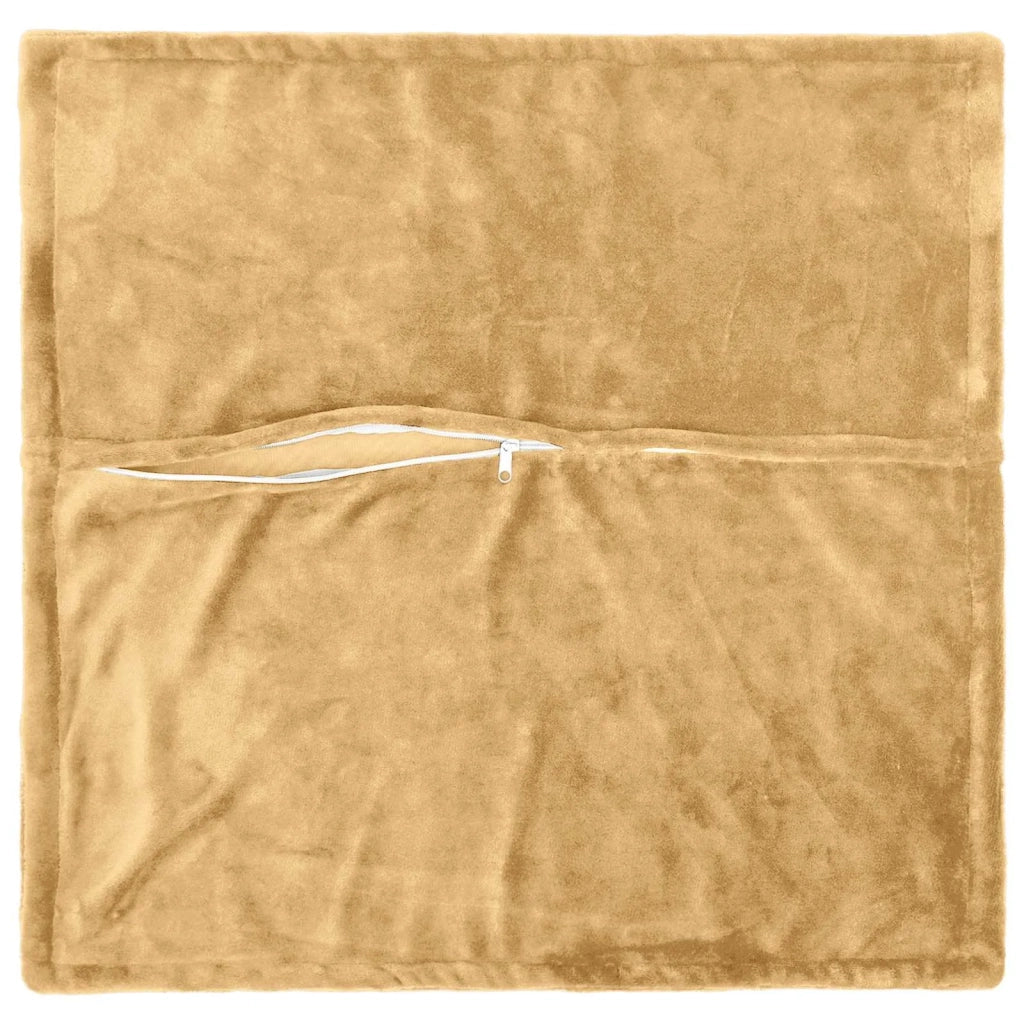 Cuscino da Lanciare 6 pz HOUTEN Tortora 45 x 45 cm Flanella 934970