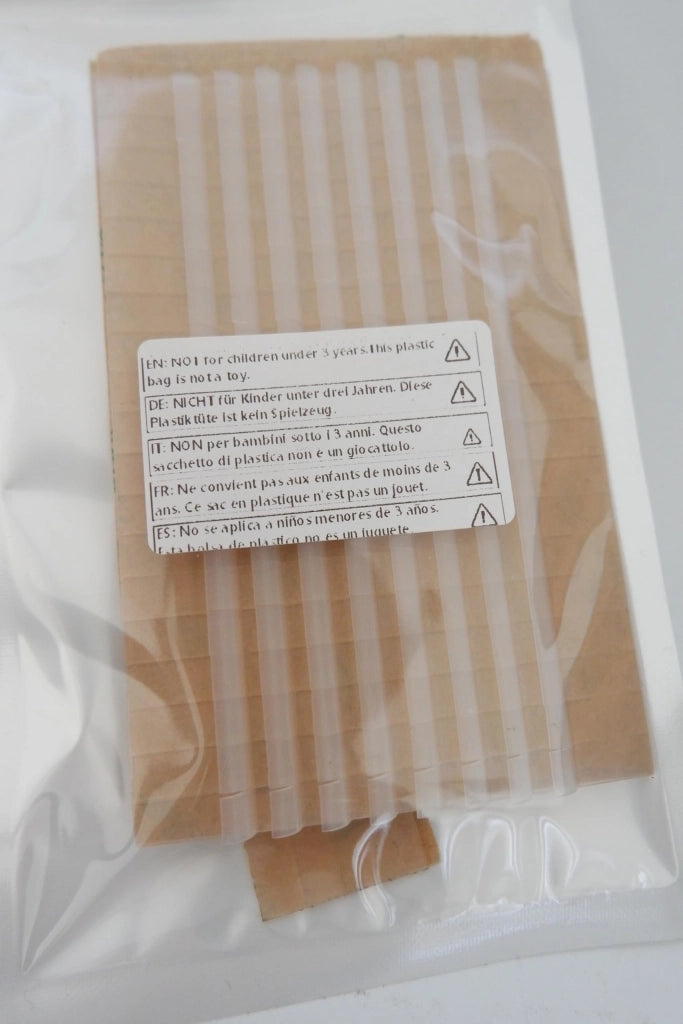 40 strisce antiscivolo per appendini, in silicone, 6,3 x 70 mm, colore bianco
