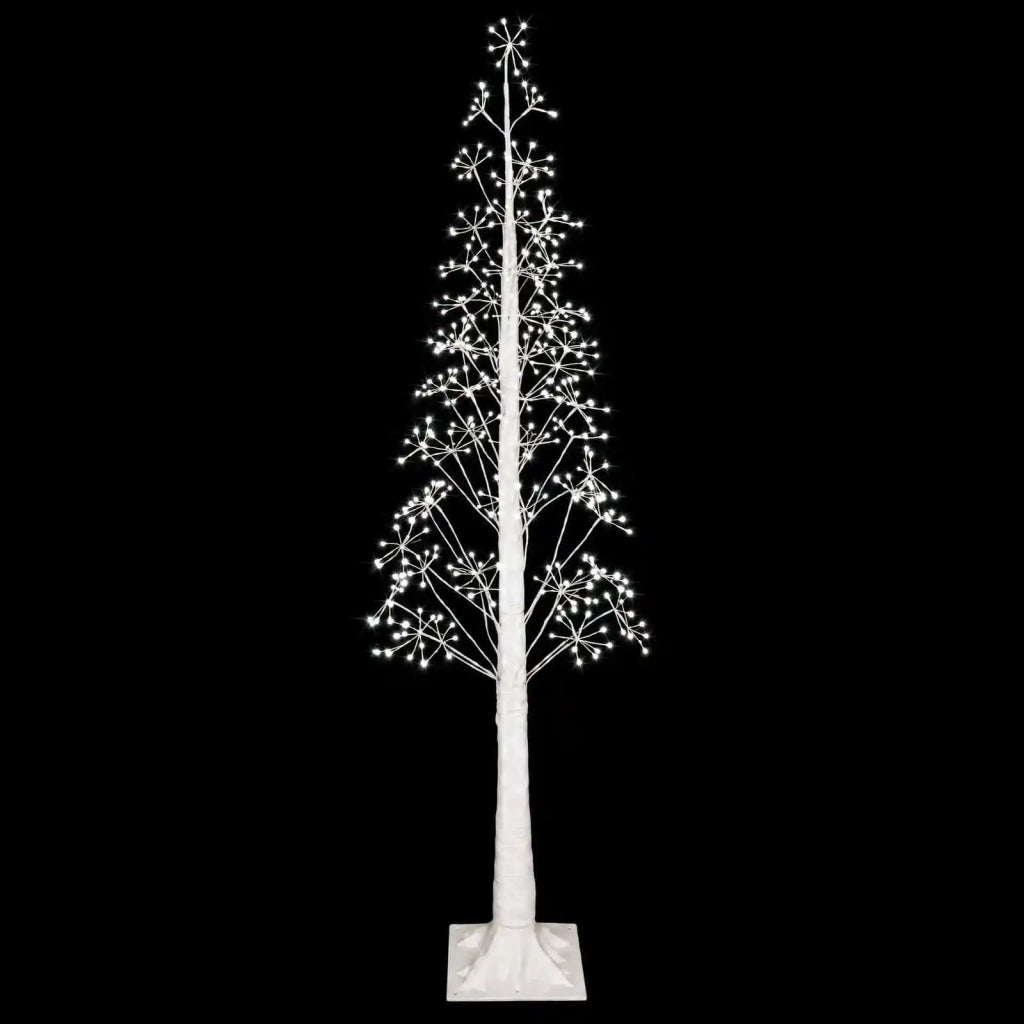 Albero di Natale Starburst Bianco 17 x 17 x 180 cm Plastica 42055270