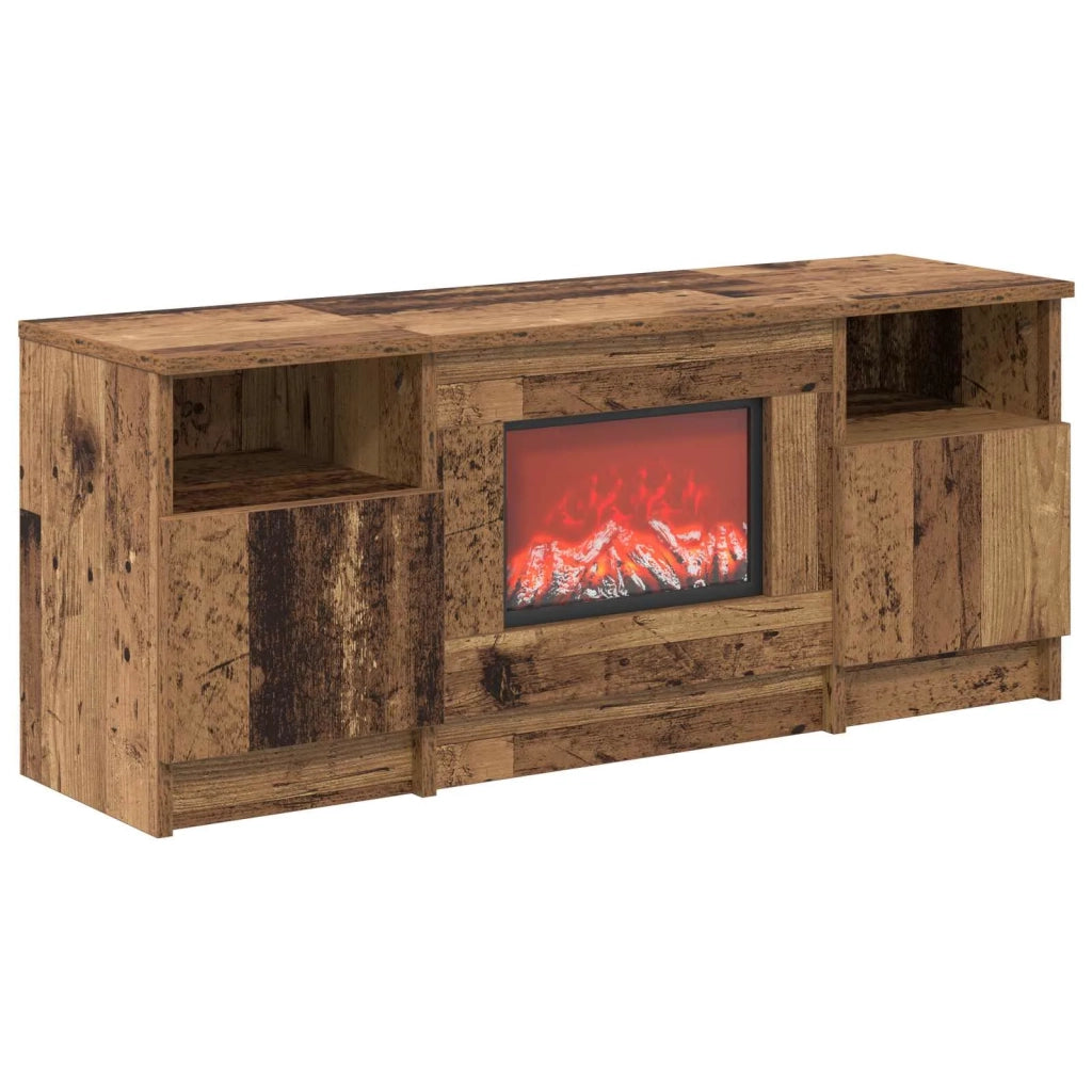 Caminetto elettrico Legno antico 98 x 28,5 x 40,5 cm 8021197