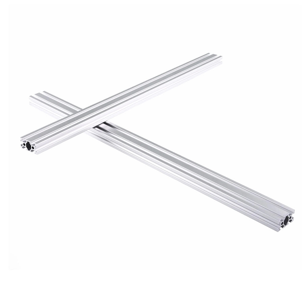 Profilo in alluminio 2040, tipo T, 2 pezzi, lunghezza 1000 mm, dimensioni 20x40 mm