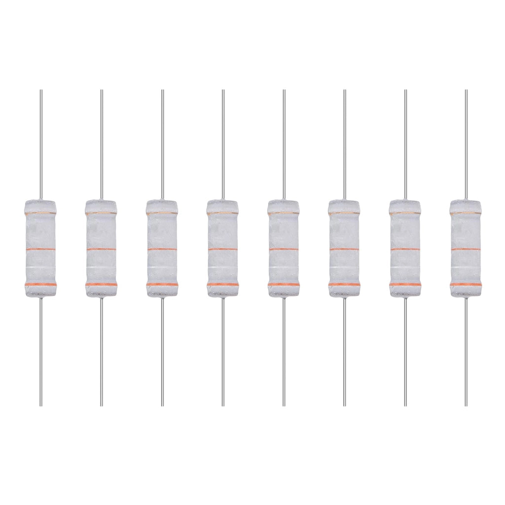 Resistenze da 39 kOhm, 5 Watt, tolleranza ±5%, confezione da 10 pezzi, tipo assiale