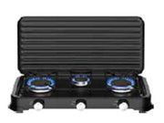 FORNELLO GAS 3 FUOCHI- - mm.577x278x53h. - 1 pezzi SYNTESY