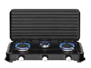 FORNELLO GAS 3 FUOCHI- - mm.577x278x53h. - 1 pezzi SYNTESY