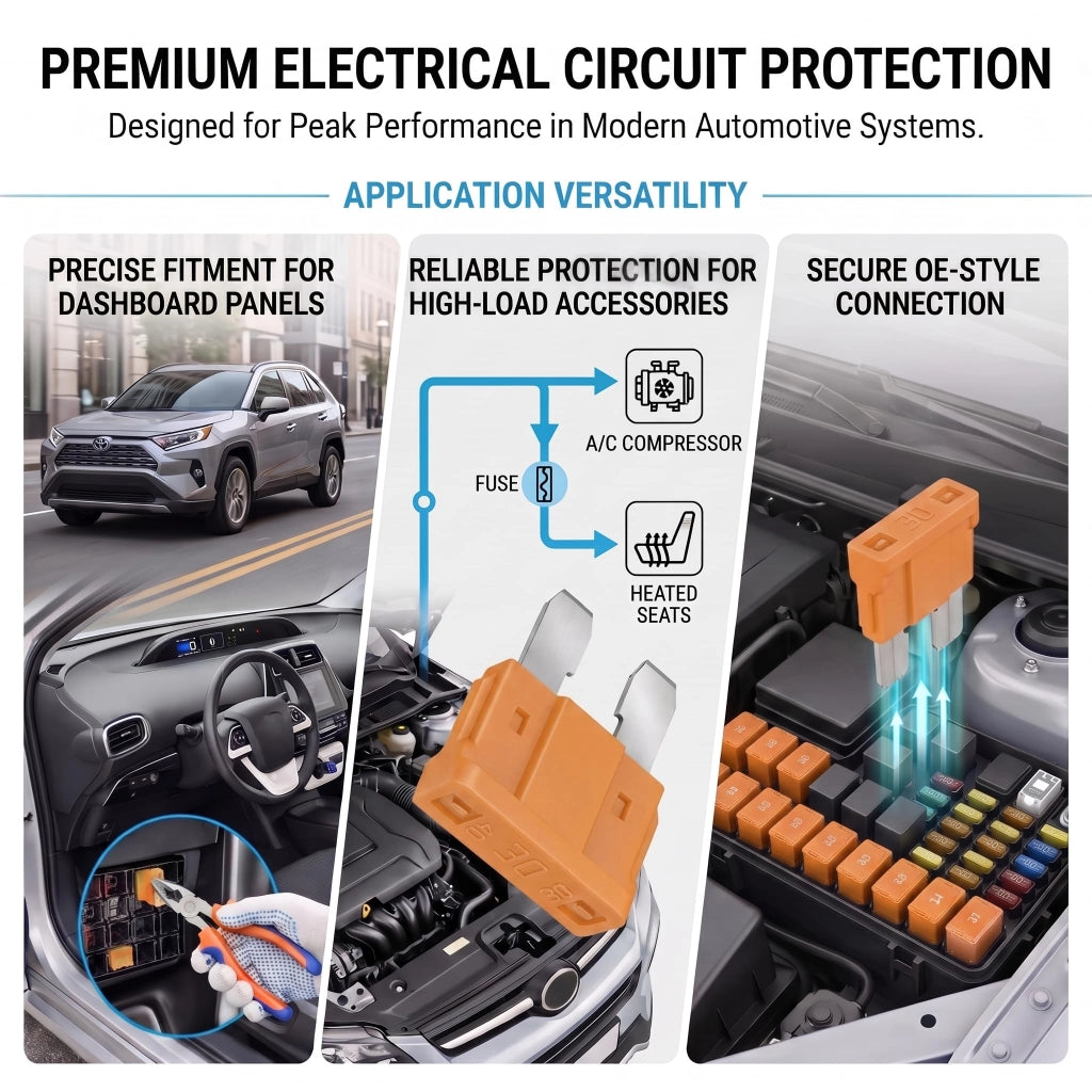 Fusibili di sicurezza, 40A, 32V, confezione da 2, per auto