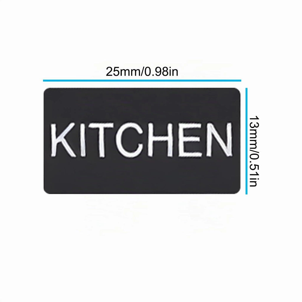 96 etichette adesive per interruttori, pannello nautico, 1,3x2,5 cm