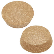 Tappi in sughero, conici, 2 pezzi, 100x25 mm, color beige/marrone, forma rotonda