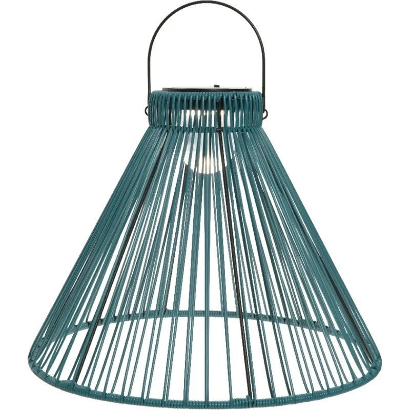 Lampada solare sospesa Nomad verde in metallo Ø48 × H37 cm