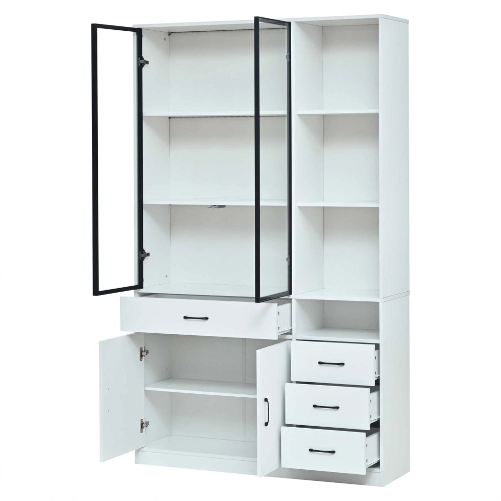 Letto contenitore 120x35 cm con LED; USB/Type-C; cassetti; Particle Board; bianco – SuerZaro