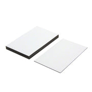 Etichette magnetiche, confezione da 10 pezzi, dimensioni 100x60 mm, bianco lucido, flessibili