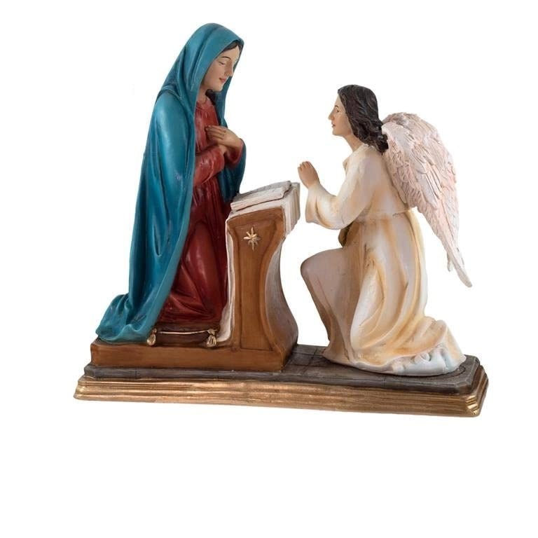 Annunciazione della Vergine Maria, resina, 20 cm