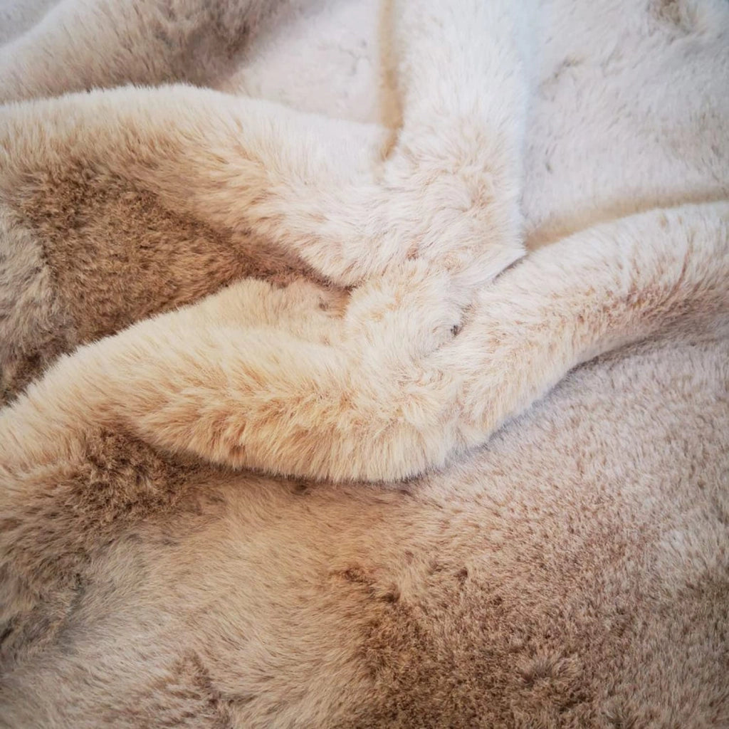 Tappeto in pelo alto, antiscivolo, lavabile, color beige, 60x180 cm