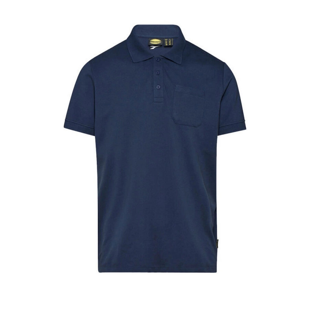 Polo da Lavoro Industry Blu a Manica Corta Uomo Maglia Professionale TAGLIE: XXL