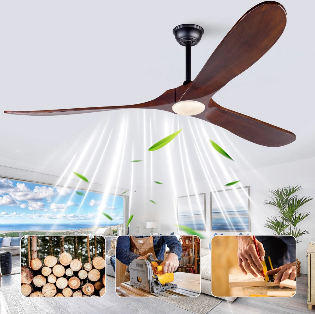 Ventilatore da soffitto da 70 pollici con luce e telecomando