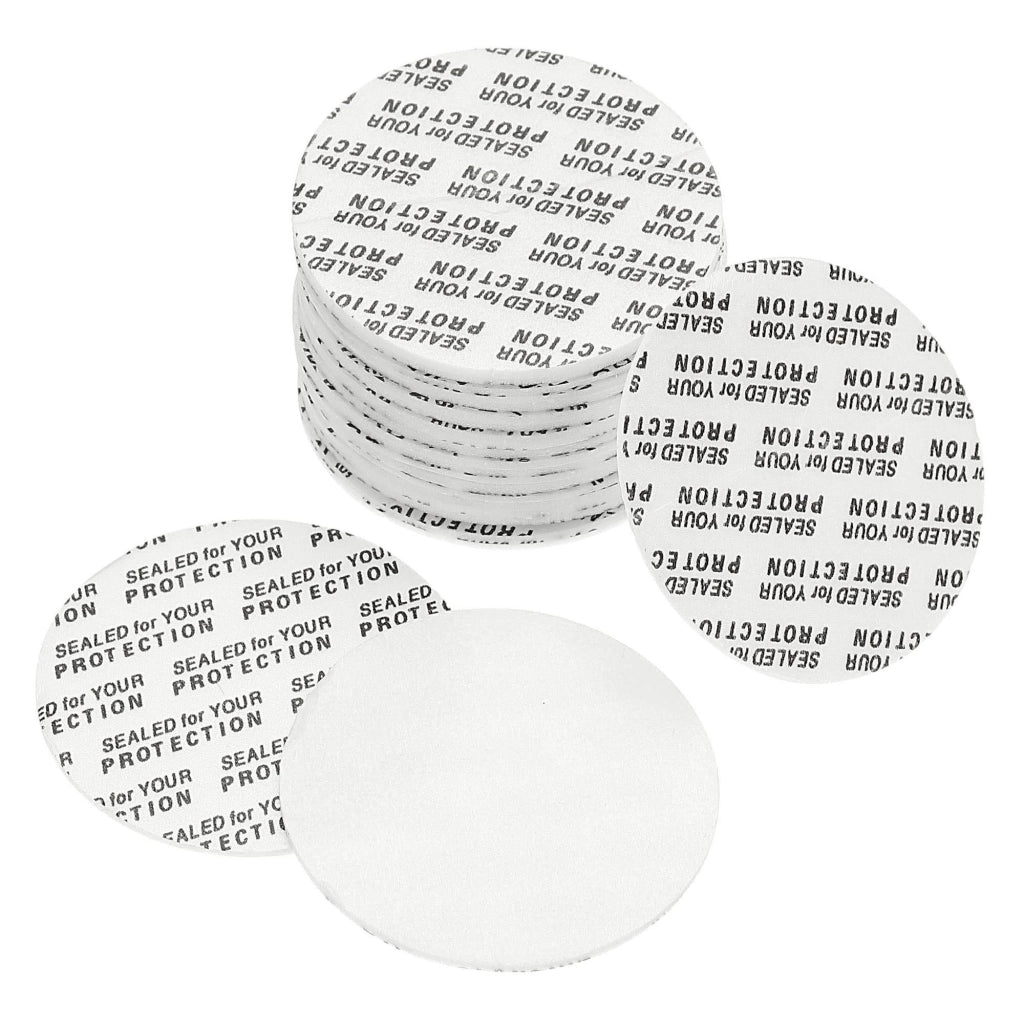 Tappo in schiuma di 43 mm, confezione da 100 pezzi, antimanomissione