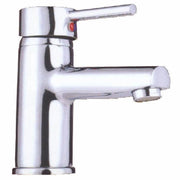 Miscelatore Birillo monocomando per bidet cromato con piletta e saltello
