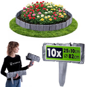 Bordura da giardino KADAX 25 cm, 10 pezzi
