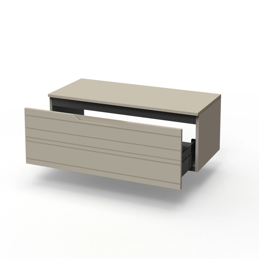 Base con top 1 cestone SOLMIRA tortora