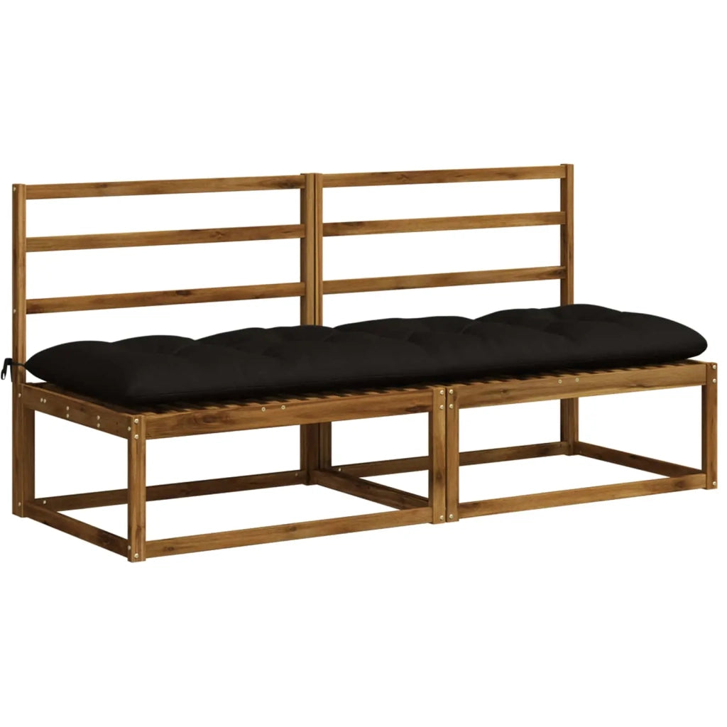 Cuscino per panchina VIANEN 100% Poliestere Nero 953220