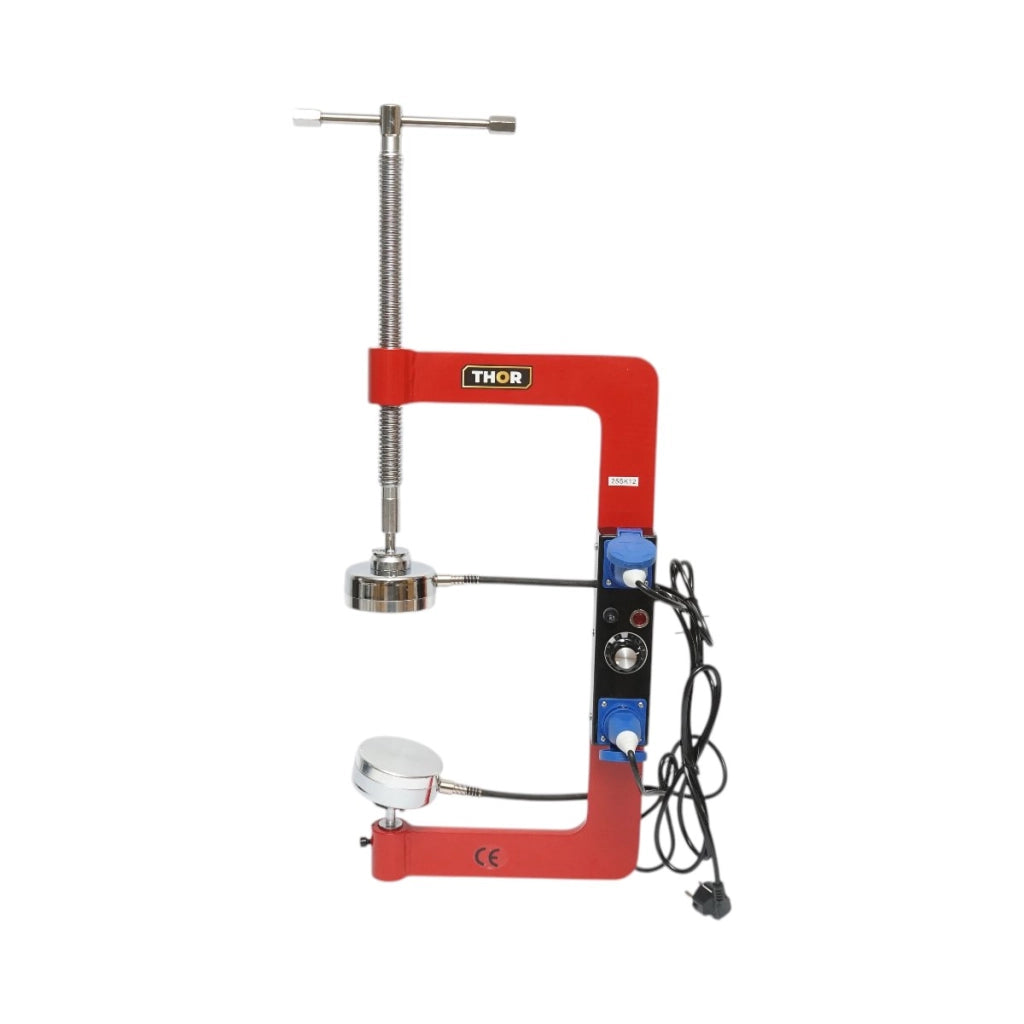 Vulcanizzatore elettrico a caldo per pneumatici THOR, 2x500 W, 220 V, 7 adattatori in alluminio, temperatura regolabile 0-180 °C