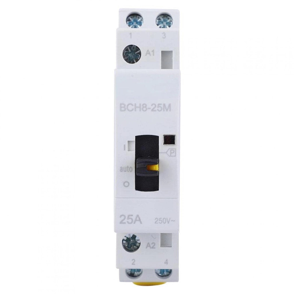 Interruttore automatico AC BCH8-25M, 2 poli, 25A, 24V, 2 contatti normalmente aperti, azionamento manuale