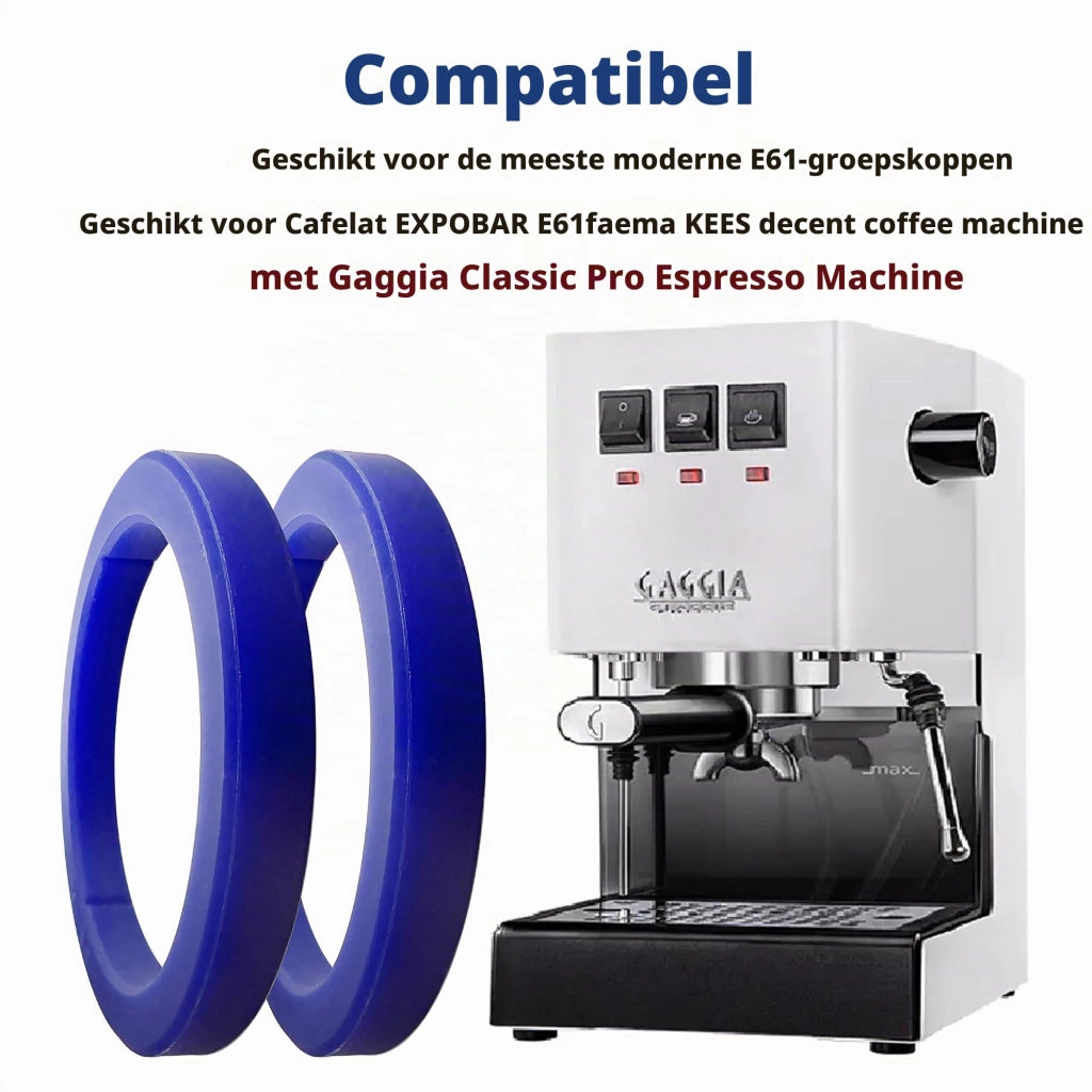 2 guarnizioni in silicone da 58 mm per gruppo erogatore della macchina da caffè E61