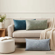 Federa 2 pz HEERLEN Verde 40 x 80 cm Tessuto Chenille 909970