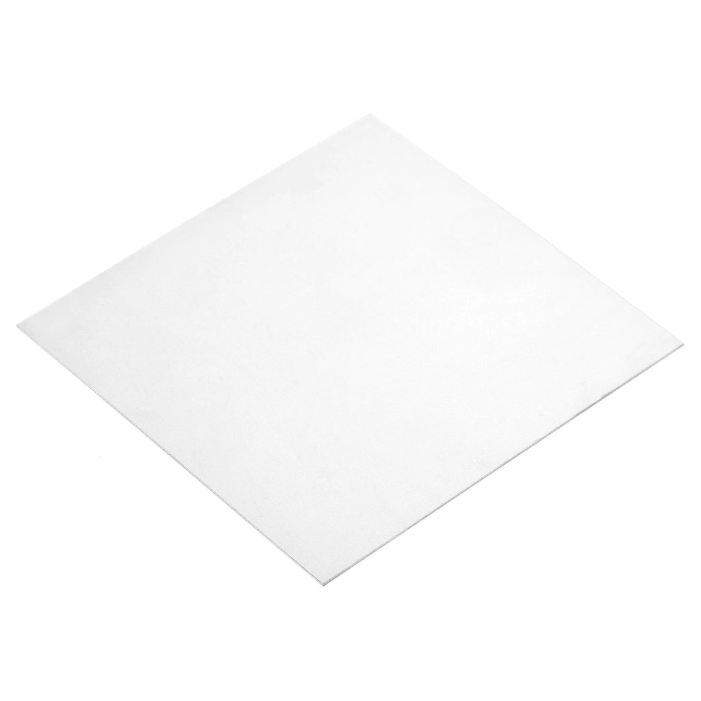 Piastra in titanio GR1, dimensioni 100 x 100 x 0,5 mm, colore argento, 1 pezzo
