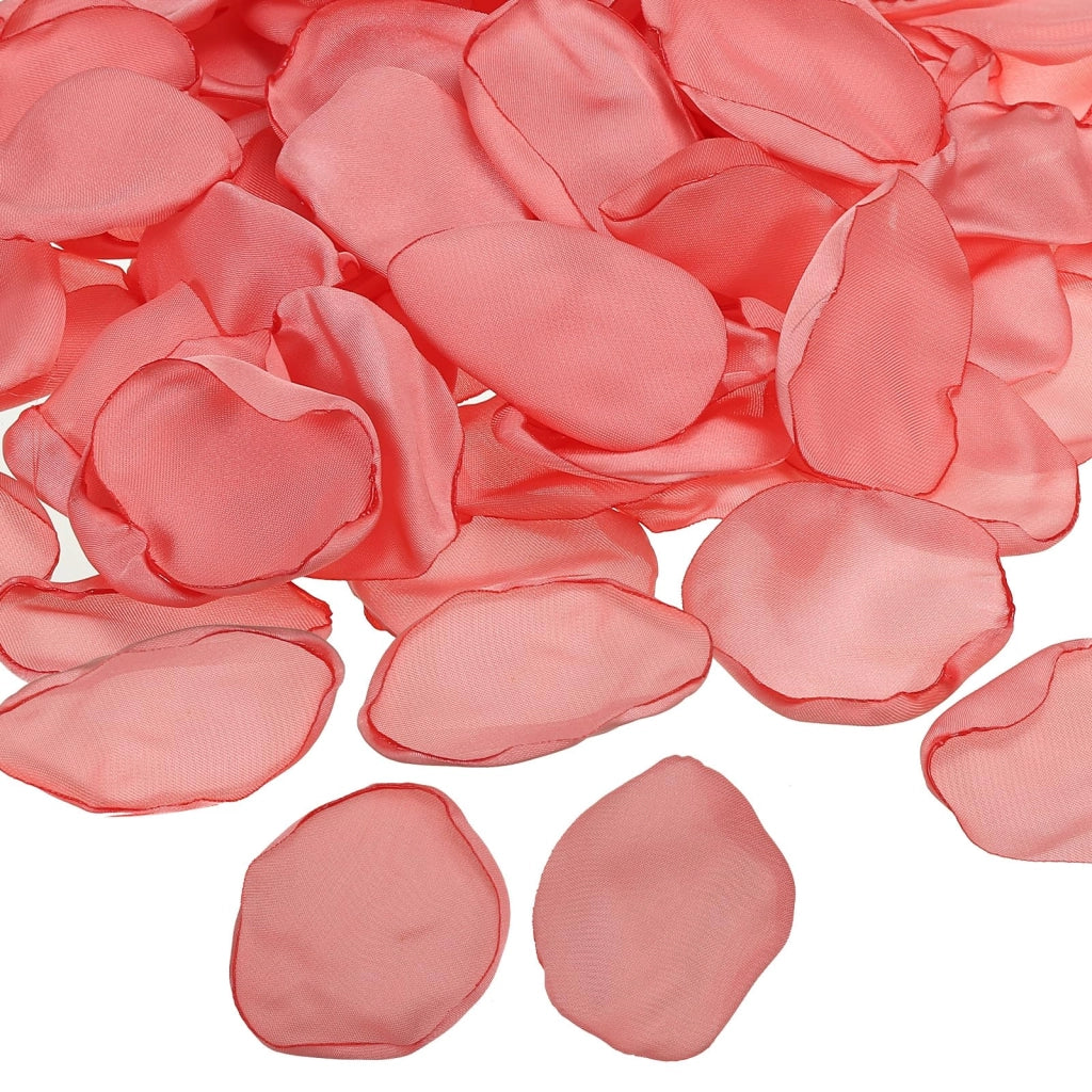 200 petali di rosa in seta artificiale, di colore pesca, di dimensioni 4-5 cm